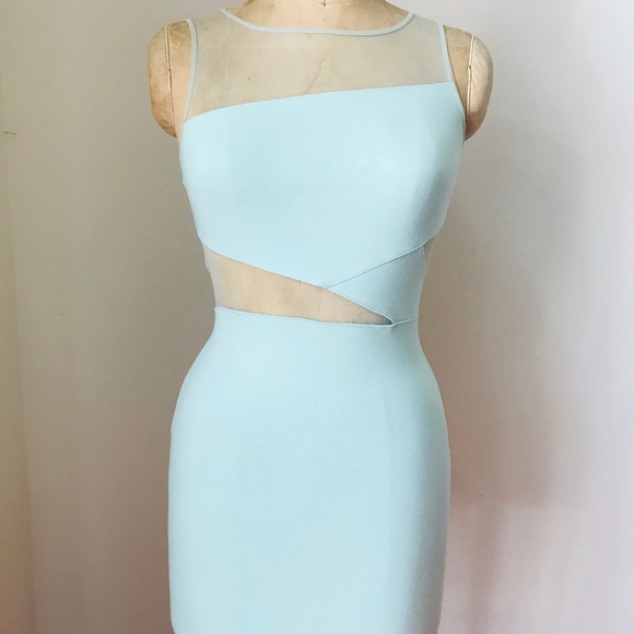 SOLD ⚡️⚡️⚡️UO SILENCE + NOISE mint green bodycon - Picture 2 of 8